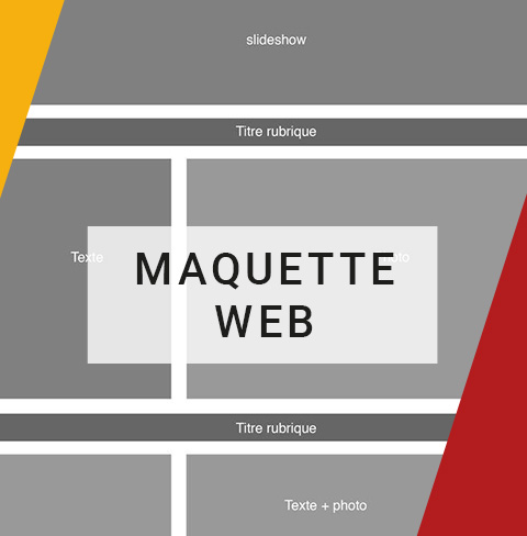 maquette web